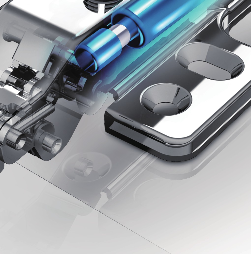 Higold furniture fitting hinges 3D One Way