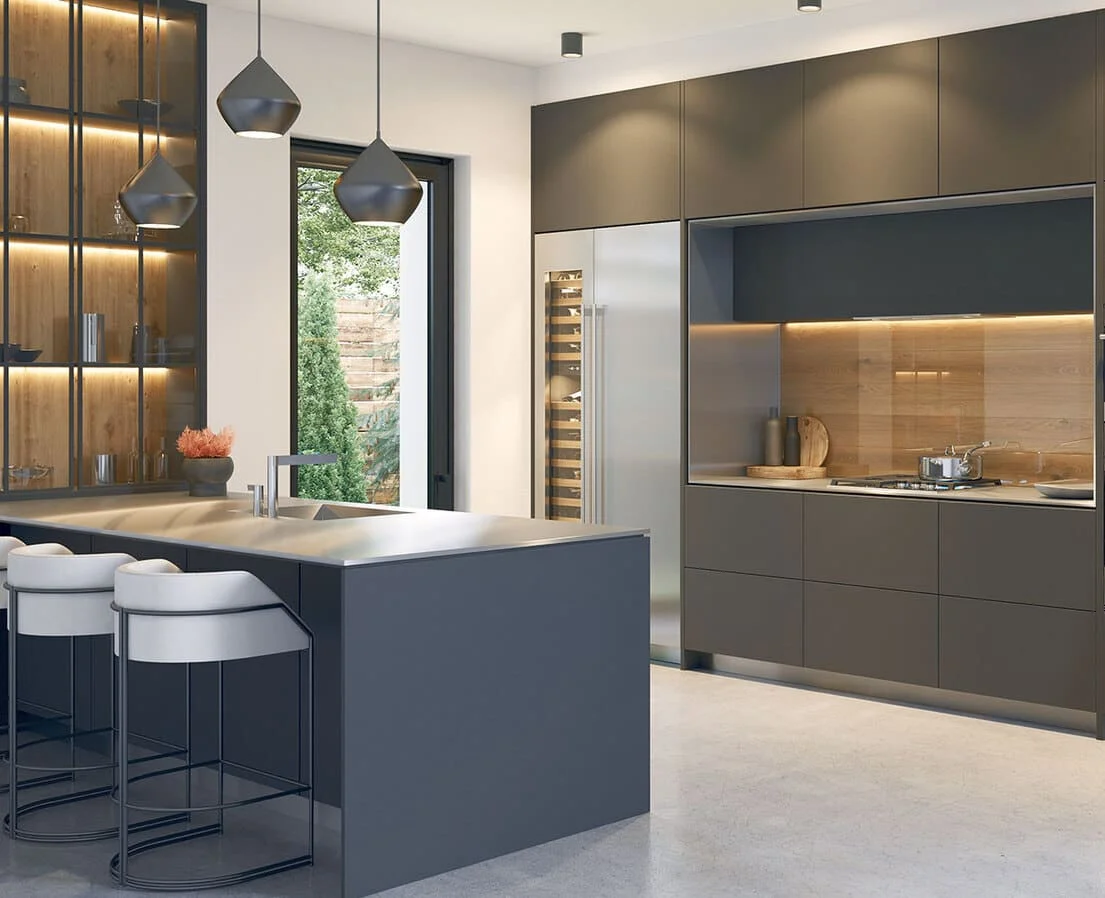 Kitchen Matt Grey Series - Modular Wardrobe Accessories