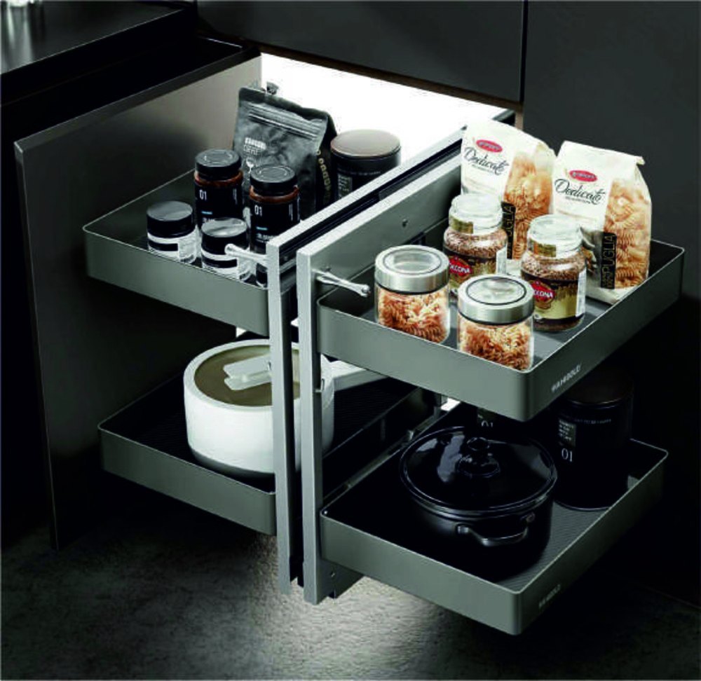 modular kitchen showhand corner unit