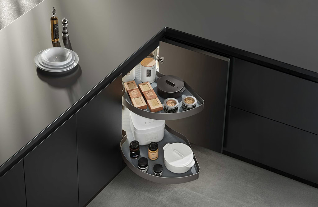 modular kitchen swing corner unit