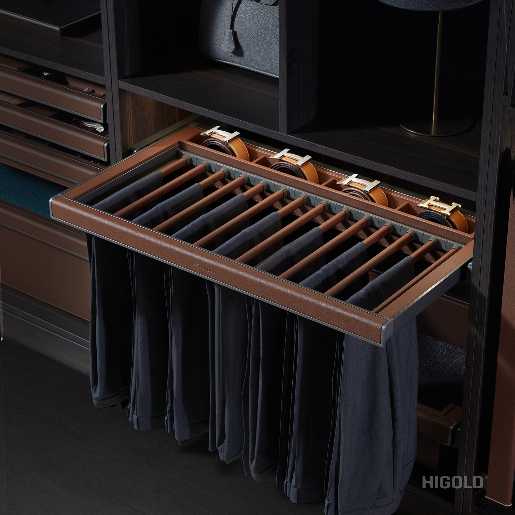 wardrobe trouser rack pro series by HIGOLD