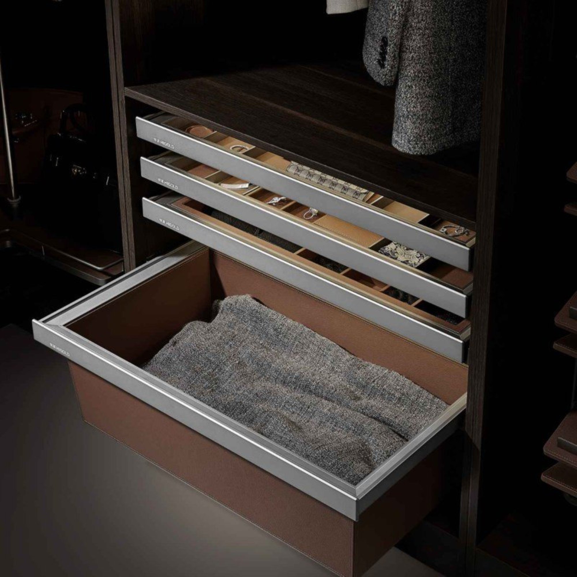 Leather Clothes Basket